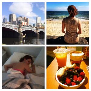 Christel Rosenkilde Christensen and her health practices on her "Treasure - change the world tour"